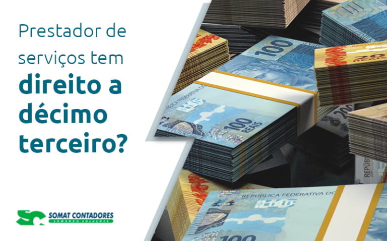 Prestador De Servicos Tem Direito A Decimo Terceiro Blog - Contabilidade no Rio de Janeiro